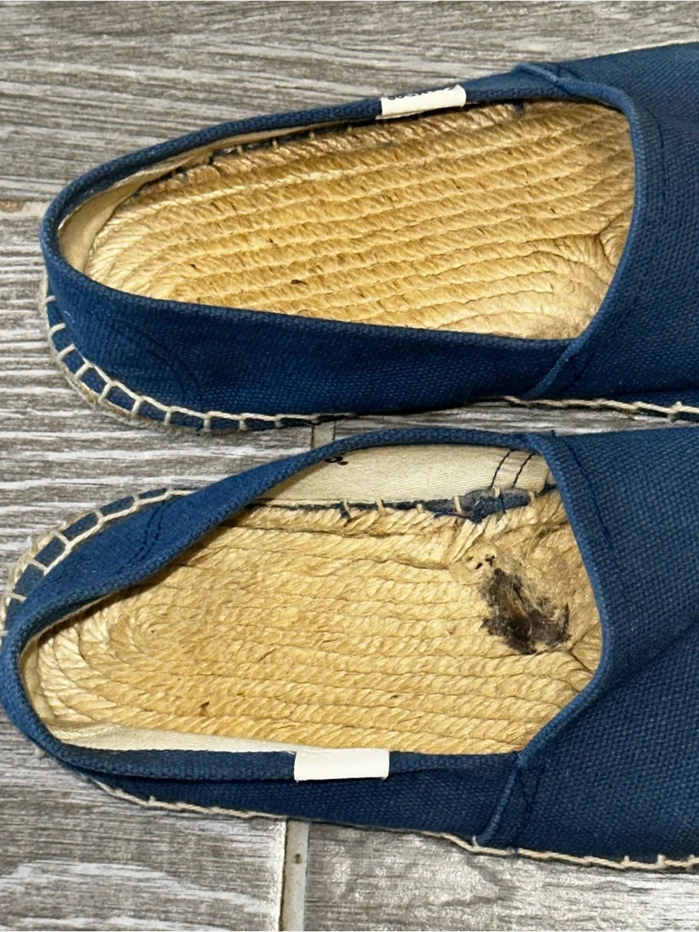 Soludos Navy Canvas Slip-On Espadrilles